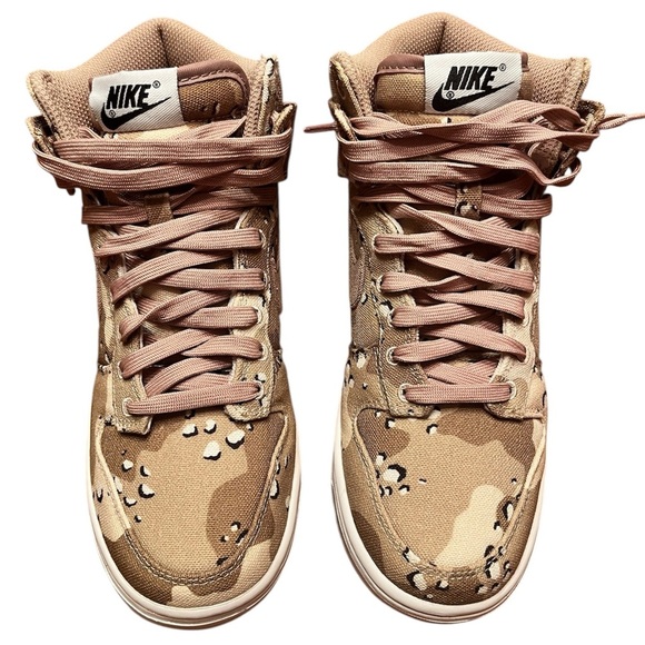 Nike Women's Dunk High Desert Camo DX2314-200 Women’s Size 6.5/Men’s Size 5 - Picture 3 of 14